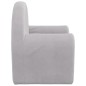 vidaXL Divano per Bambini Grigio Chiaro in Morbido Peluche vidaXL Divano per Bambini Grigio Chiaro in Morbido Peluche