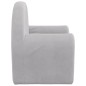 vidaXL Divano per Bambini Grigio Chiaro in Morbido Peluche vidaXL Divano per Bambini Grigio Chiaro in Morbido Peluche