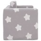 vidaXL Divano Letto Bambini Grigio Chiaro con Stelle Morbido Peluche vidaXL Divano Letto Bambini Grigio Chiaro con Stelle Morbido Peluche