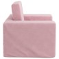 vidaXL Divano per Bambini Rosa in Morbido Peluche vidaXL Divano per Bambini Rosa in Morbido Peluche