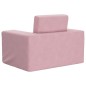vidaXL Divano per Bambini Rosa in Morbido Peluche vidaXL Divano per Bambini Rosa in Morbido Peluche