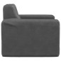 vidaXL Divano per Bambini Antracite in Morbido Peluche vidaXL Divano per Bambini Antracite in Morbido Peluche