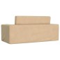 vidaXL Divano Letto per Bambini a 2 Posti Crema in Morbido Peluche vidaXL Divano Letto per Bambini a 2 Posti Crema in Morbido Peluche
