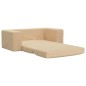 vidaXL Divano Letto per Bambini a 2 Posti Crema in Morbido Peluche vidaXL Divano Letto per Bambini a 2 Posti Crema in Morbido Peluche