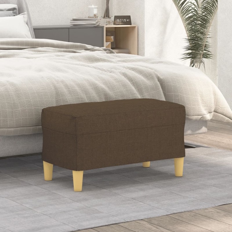 Panca Marrone 70x35x41 cm in Tessuto Panca Marrone 70x35x41 cm in Tessuto