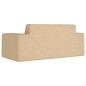 vidaXL Divano per Bambini a 2 Posti Crema in Morbido Peluche vidaXL Divano per Bambini a 2 Posti Crema in Morbido Peluche