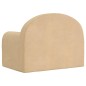 vidaXL Divano per Bambini Crema in Morbido Peluche vidaXL Divano per Bambini Crema in Morbido Peluche