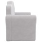 vidaXL Divano per Bambini a 2 Posti Grigio Chiaro in Morbido Peluche vidaXL Divano per Bambini a 2 Posti Grigio Chiaro in Morbido Peluche