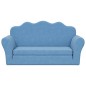 vidaXL Divano Letto per Bambini a 2 Posti Blu in Morbido Peluche vidaXL Divano Letto per Bambini a 2 Posti Blu in Morbido Peluche