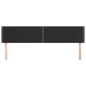vidaXL Testiera 2 pz Nero 90x5x78/88 cm in Similpelle vidaXL Testiera 2 pz Nero 90x5x78/88 cm in Similpelle