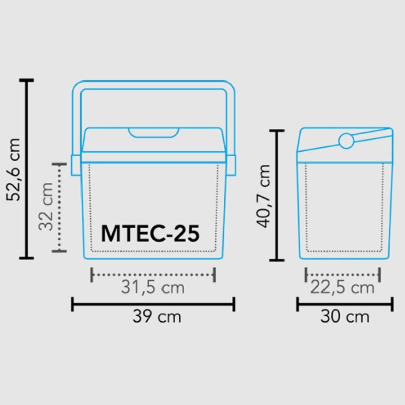Mestic Borsa Frigo Termoelettrica MTEC-25 Nera 25 L Mestic Borsa Frigo Termoelettrica MTEC-25 Nera 25 L