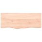 vidaXL Piano Bagno 100x40x2 cm in Legno Massello Non Trattato
