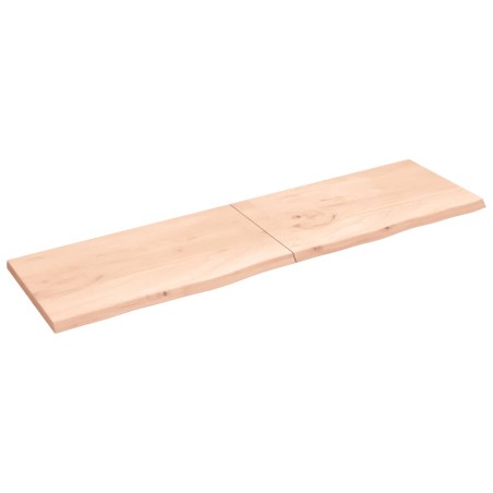 vidaXL Piano Bagno 220x60x4 cm in Legno Massello Non Trattato