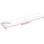 vidaXL Piano Bagno 180x30x6 cm in Legno Massello Non Trattato