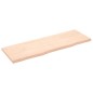 vidaXL Piano Bagno 180x60x(2-6) cm in Legno Massello Non Trattato