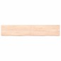 vidaXL Piano Bagno 160x30x6 cm in Legno Massello Non Trattato
