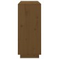 Credenza Marrone Miele 104,5x34x80 cm in Legno Massello di Pino Credenza Marrone Miele 104,5x34x80 cm in Legno Massello di Pino
