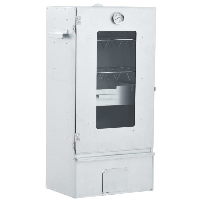 vidaXL Affumicatore e Forno BBQ con 1 kg di Trucioli 44,5x29x83 cm vidaXL Affumicatore e Forno BBQ con 1 kg di Trucioli 44,5x29x83 cm