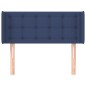 vidaXL Testiera ad Orecchio Blu 93x16x78/88cm in Tessuto vidaXL Testiera ad Orecchio Blu 93x16x78/88cm in Tessuto