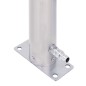 vidaXL Colonna d'Acqua da Giardino 100 cm Acciaio Inox Rotonda vidaXL Colonna d'Acqua da Giardino 100 cm Acciaio Inox Rotonda