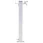 vidaXL Colonna d'Acqua da Giardino 100 cm Acciaio Inox Quadrato vidaXL Colonna d'Acqua da Giardino 100 cm Acciaio Inox Quadrato