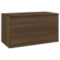 vidaXL Cassapanca Rovere Marrone 84x42x46 cm in Legno Ingegnerizzato