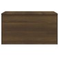 vidaXL Cassapanca Rovere Marrone 84x42x46 cm in Legno Ingegnerizzato