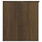 vidaXL Cassapanca Rovere Marrone 84x42x46 cm in Legno Ingegnerizzato