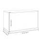vidaXL Cassapanca Rovere Marrone 84x42x46 cm in Legno Ingegnerizzato