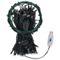 vidaXL Rete di Luci per Albero di Natale con 400 LED 400 cm vidaXL Rete di Luci per Albero di Natale con 400 LED 400 cm
