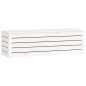 vidaXL Contenitore Portaoggetti Bianco 109x36,5x33cm Massello di Pino vidaXL Contenitore Portaoggetti Bianco 109x36,5x33cm Massello di Pino