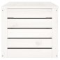 vidaXL Contenitore Portaoggetti Bianco 109x36,5x33cm Massello di Pino vidaXL Contenitore Portaoggetti Bianco 109x36,5x33cm Massello di Pino