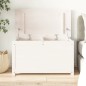 vidaXL Contenitore Portaoggetti Bianco 80x40x45,5cm Massello di Pino vidaXL Contenitore Portaoggetti Bianco 80x40x45,5cm Massello di Pino