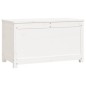 vidaXL Contenitore Portaoggetti Bianco 80x40x45,5cm Massello di Pino vidaXL Contenitore Portaoggetti Bianco 80x40x45,5cm Massello di Pino