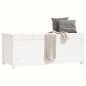 vidaXL Contenitore Portaoggetti Bianco 110x50x45,5cm Massello di Pino vidaXL Contenitore Portaoggetti Bianco 110x50x45,5cm Massello di Pino