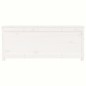 vidaXL Contenitore Portaoggetti Bianco 110x50x45,5cm Massello di Pino vidaXL Contenitore Portaoggetti Bianco 110x50x45,5cm Massello di Pino