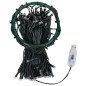 vidaXL Rete di Luce per Albero di Natale 300 LED Blu 300 cm vidaXL Rete di Luce per Albero di Natale 300 LED Blu 300 cm