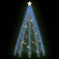 vidaXL Rete di Luce per Albero di Natale 250 LED Blu 250 cm vidaXL Rete di Luce per Albero di Natale 250 LED Blu 250 cm