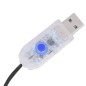 vidaXL Rete di Luce per Albero di Natale 250 LED Blu 250 cm vidaXL Rete di Luce per Albero di Natale 250 LED Blu 250 cm