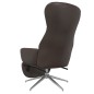 vidaXL Poltrona Relax con Poggiapiedi in Similpelle Marrone Lucido vidaXL Poltrona Relax con Poggiapiedi in Similpelle Marrone Lucido