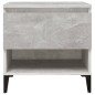 Tavolini 2pz Grigio Cemento 50x46x50 cm in Legno Multistrato