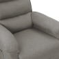 vidaXL Poltrona Alzapersona Grigio Chiaro Tessuto