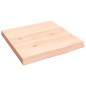 vidaXL Piano Bagno 40x40x(2-4) cm in Legno Massello Non Trattato
