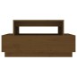 Tavolino da Salotto Miele 80x55x40,5 cm Legno Massello di Pino