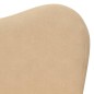 vidaXL Divano Letto per Bambini Crema in Morbido Peluche vidaXL Divano Letto per Bambini Crema in Morbido Peluche