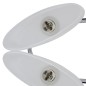 vidaXL Lampada da Soffitto Paralume Ellissoidale Vetro 6 Lampadine E14 vidaXL Lampada da Soffitto Paralume Ellissoidale Vetro 6 Lampadine E14