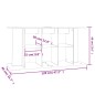 vidaXL Supporto Acquario 120x40x60 cm Legno Multistrato Rovere Sonoma vidaXL Supporto Acquario 120x40x60 cm Legno Multistrato Rovere Sonoma