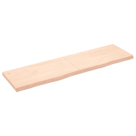 vidaXL Piano Bagno 180x50x6 cm in Legno Massello Non Trattato