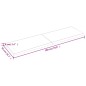 vidaXL Piano Bagno 180x50x6 cm in Legno Massello Non Trattato