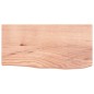 vidaXL Piano Bagno Marrone Chiaro 60x30x4 cm Legno Massello Trattato vidaXL Piano Bagno Marrone Chiaro 60x30x4 cm Legno Massello Trattato